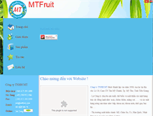 Tablet Screenshot of mtfruit.com